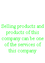  Support Selling products and products of this company can be one of the services of this company 